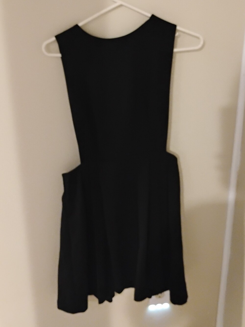 BCBGeneration Sleeveless Pinafore Black Dress Sz 8